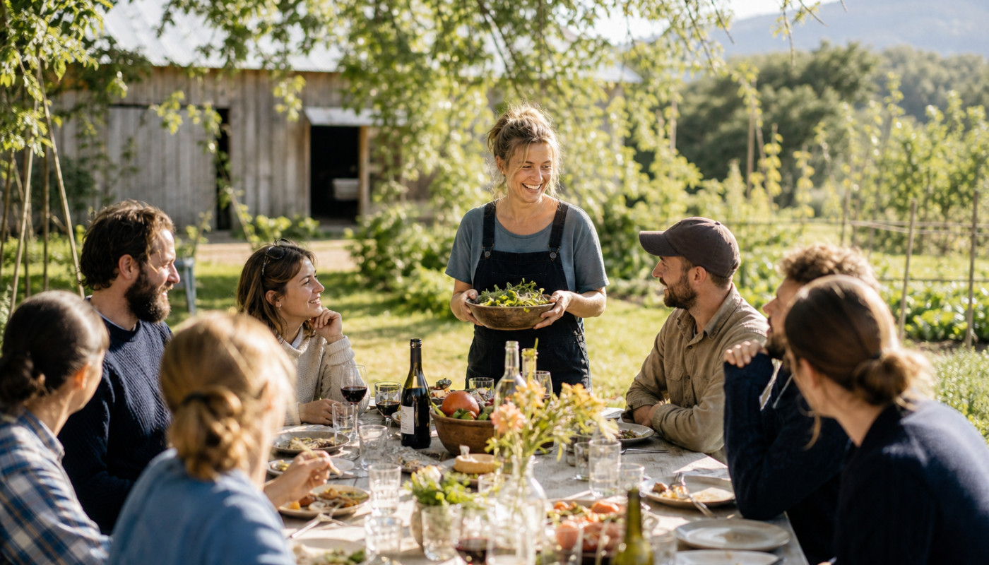 La table partagée : quand convivialité rime avec responsabilité agricole