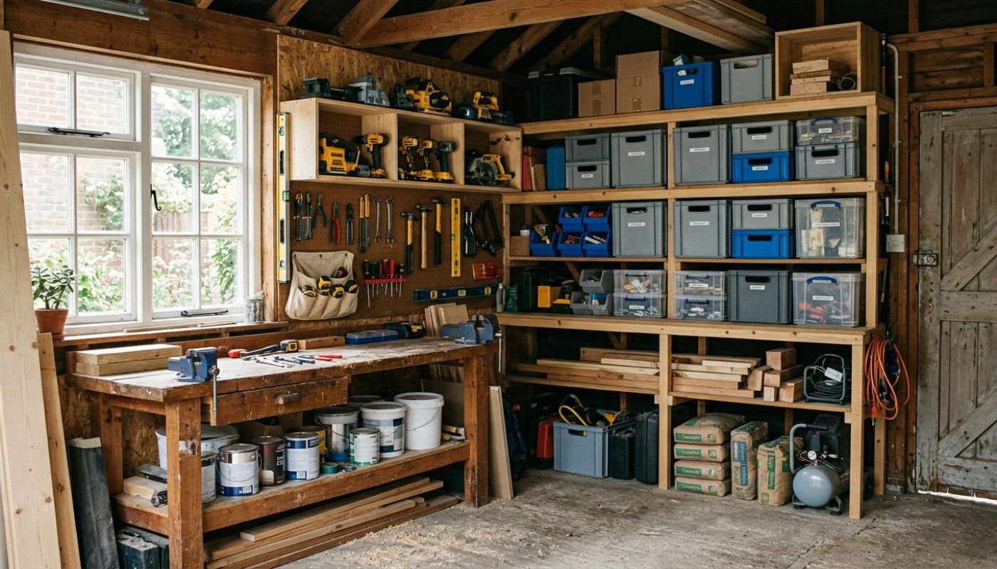 Réussir une rénovation : où stocker matériaux et outils sans surcoût